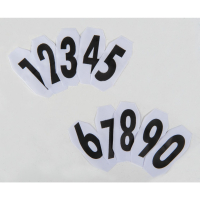  Lose Alphabet und Nummern für Turniernummern